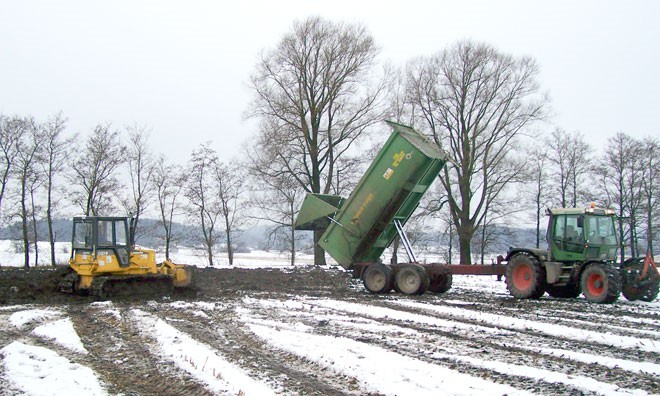 Ausbringung der Feststoffe