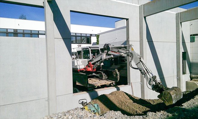 Industriebau auf engsten Raum