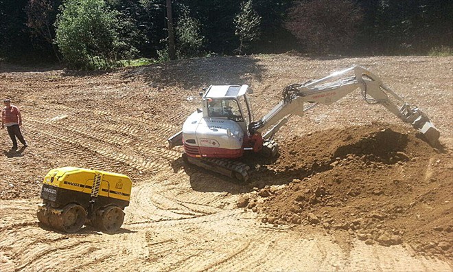 Erstellung eines Naturteichs